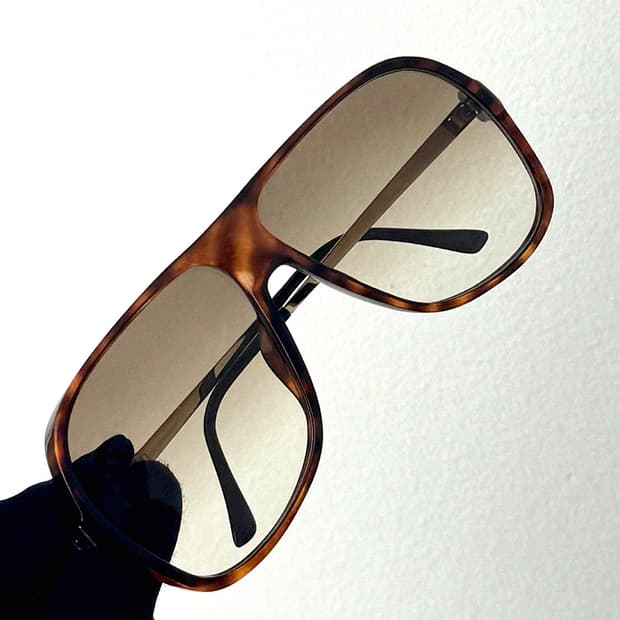 디올 빈티지 레오파드 호피 그라이데션 선글라스