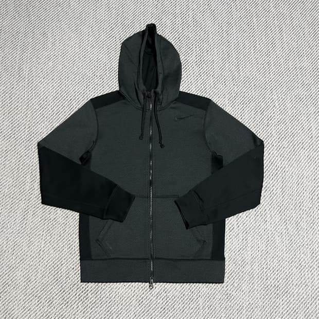 [S] Nike 나이키 기모 챠콜 스우시 후드집업 자켓