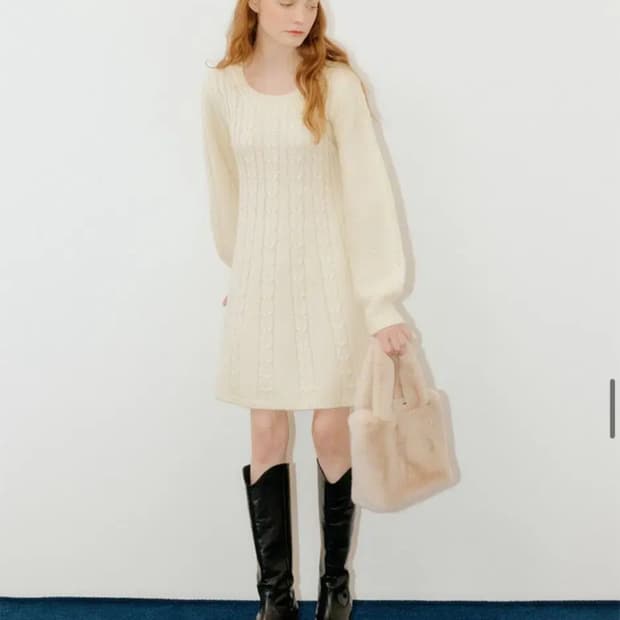 몬츠 monts twisted knit dress