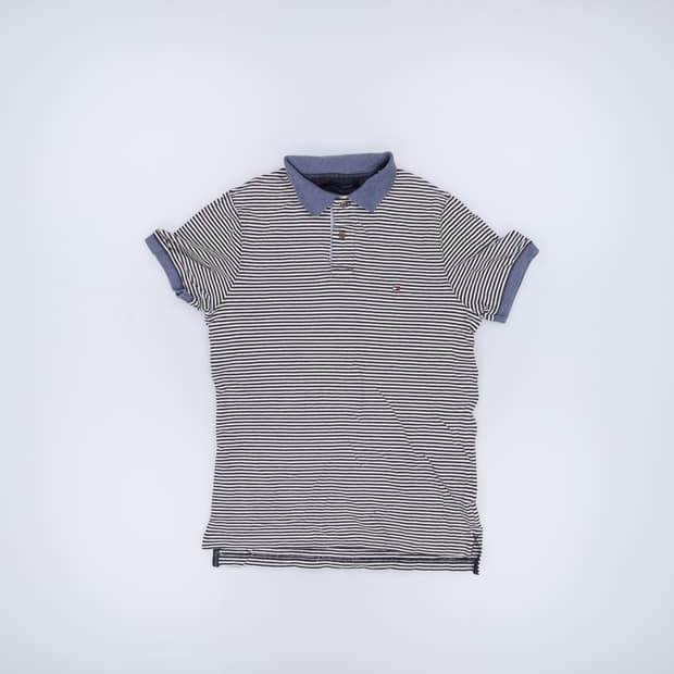 S 타미힐피거 여성 스트라이프 PK셔츠 0313H1