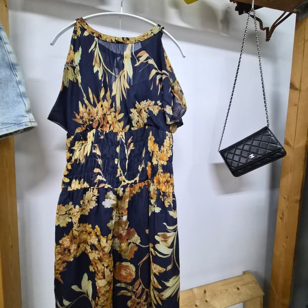 샤넬 드레시 실크 원피스