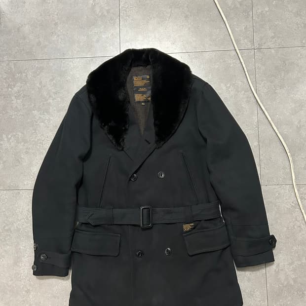 디아프바인 빈티지  블랙컬러 매키노코트 95size