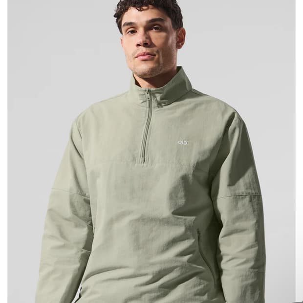 알로요가 라이트웨이트테이크어웨이 풀오버 사이즈M 라임스톤 새상품