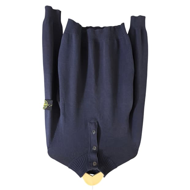 Stone Island SS13 반집업 쿼터넥 니트