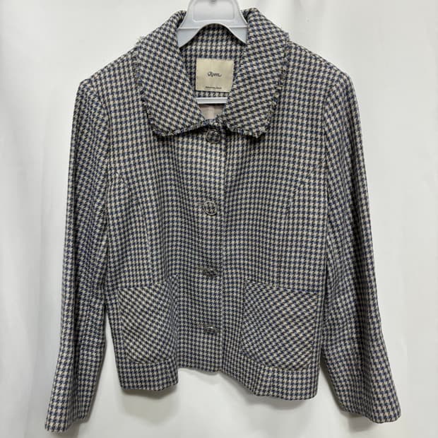 로엠(Roem)하운드투스 트위드 자켓 S 여성 봄자켓 캐주얼 세미정장