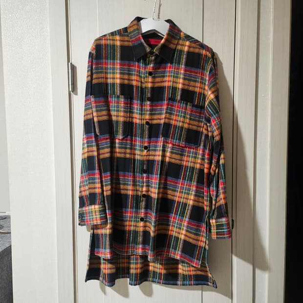 어텐션로우 플란넬 자켓