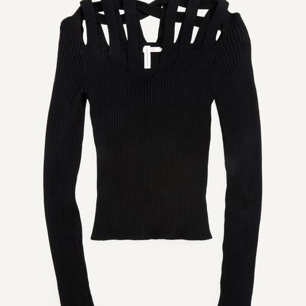 h&m x 글렌마틴스 컷아웃 탑 