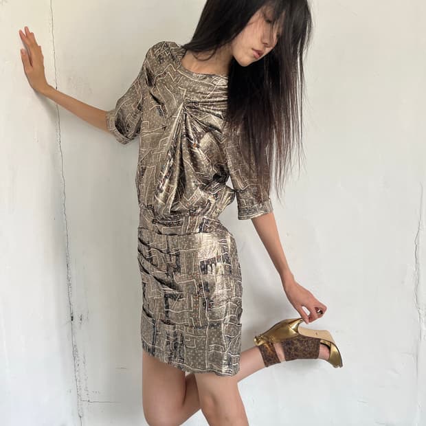 Isabel marant X H&M draped dress