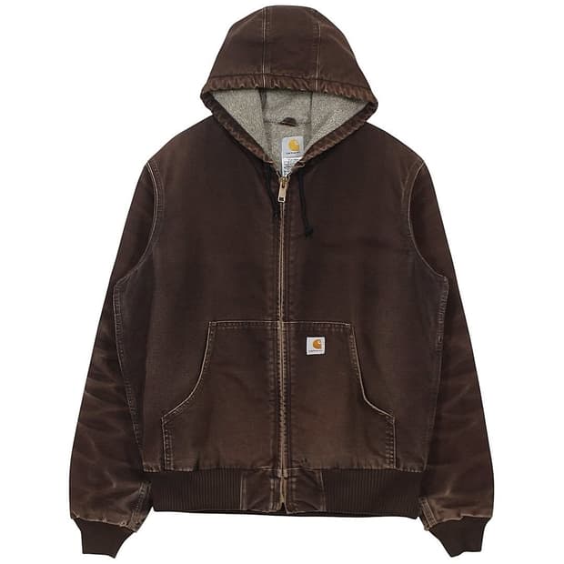 2011 칼하트 EJ004 DKB 덕 액티브 자켓 쉐르파 안감 브라운