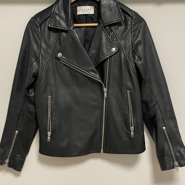 산드로 양가죽 자켓