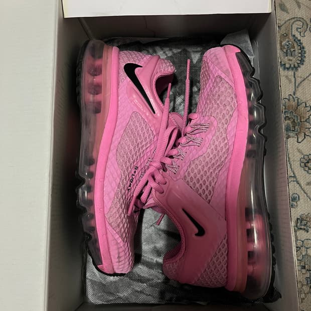 나이키 x 스투시 에어맥스 2013 싸이킥 핑크