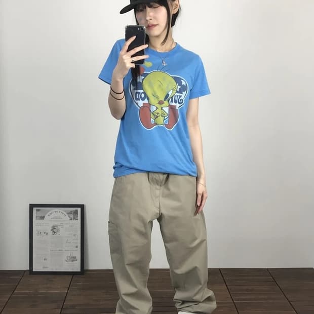 Junk Food Tweety Graphic Tee