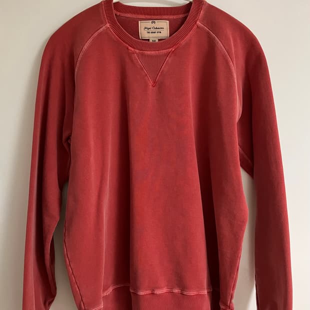 [NIGEL CABOURN] 나이젤카본 엠브로이더리 애로우 크루 RED