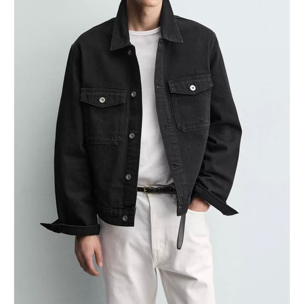베이직 데님 자켓 