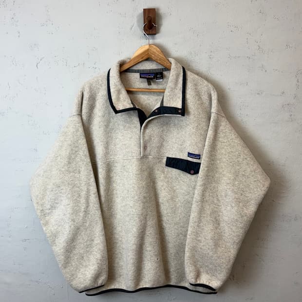 파타고니아 90s USA 신칠라 오트밀 그린