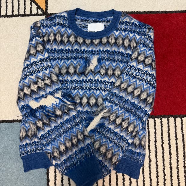 마르지엘라 22ss 아티저널 니트 