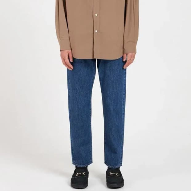 오디너리 핏츠 코다마(Kodama) 앵클 데님 유즈드 워시 28사이즈