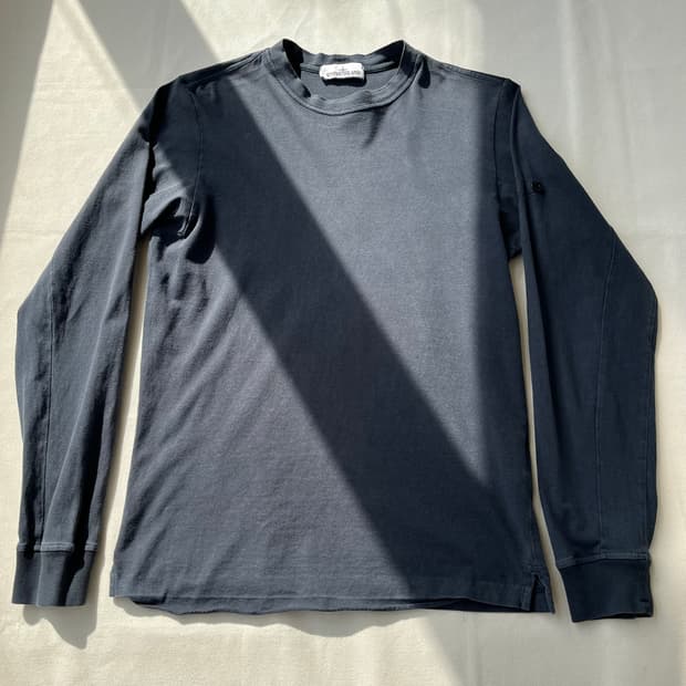 스톤아일랜드 가먼트다잉 미니멀 롱 슬리브