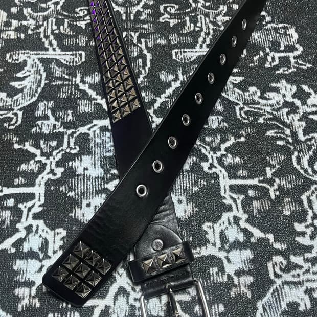 스터드 레더 벨트 (새상품)