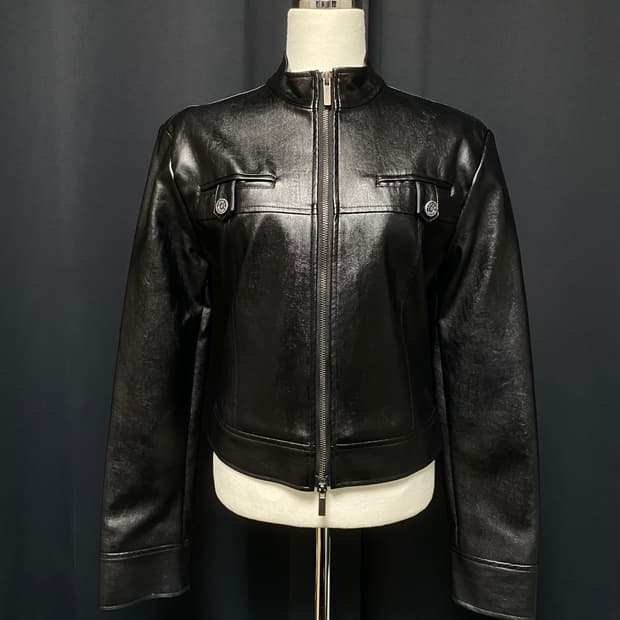 보헤미안서울 베이직 레더 자켓 블랙