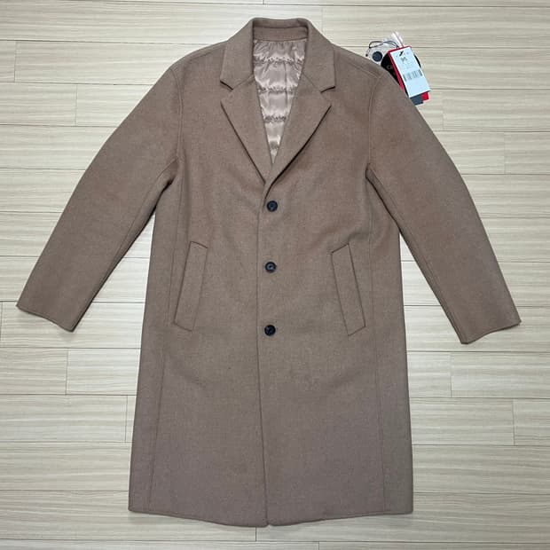 [95] 앤듀 캐시미어 블렌디드 코트 세미오버핏 카멜