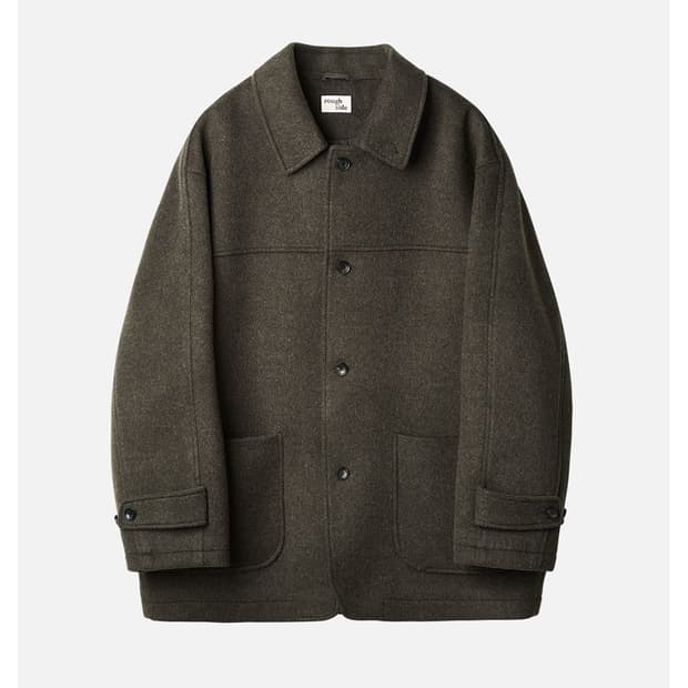 [2] 24FW 러프사이드 페니 카코트 브라운