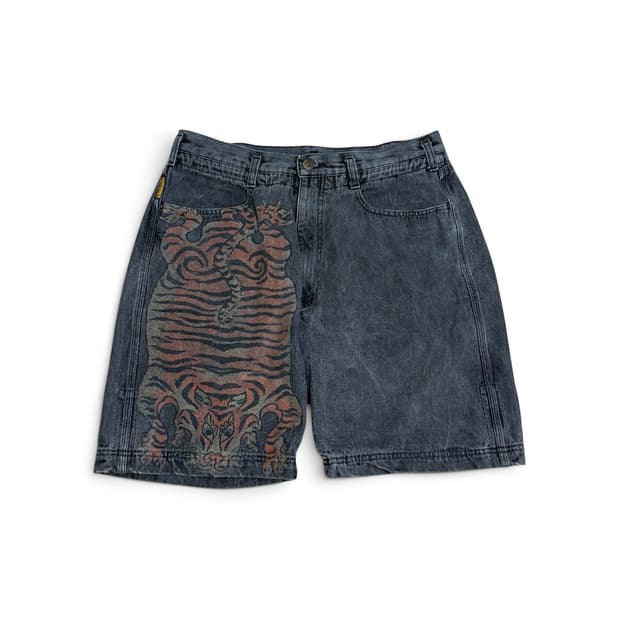 90s Armani Tiger Print Shorts