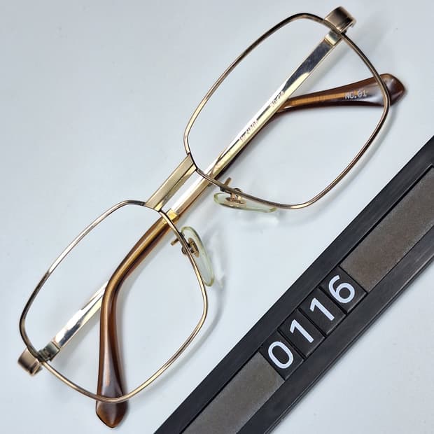 80s 일본제 빈티지 데드스톡 미사용 K12GF no.31 금장 안경테 