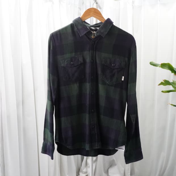 반스 블랙워치 체크 셔츠 1978