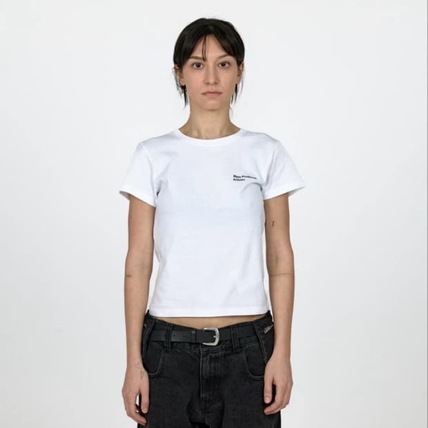 플라스틱프로덕트 MPa T-SHIRT WOMEN 화이트s