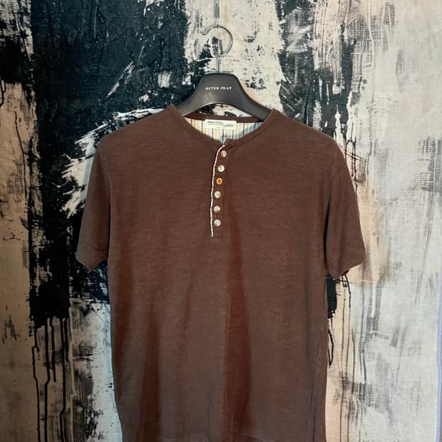 PRACTICAL henley neck t-shirt 