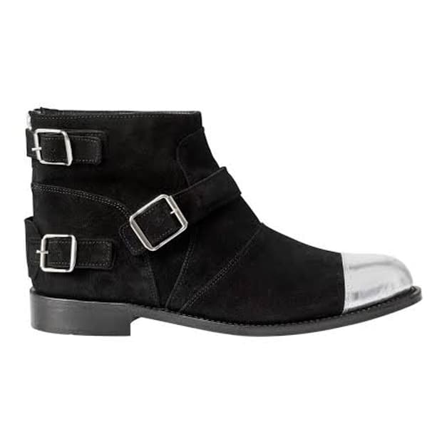 ​[Balmain x H&M] Suede Multi-Buckle Boot