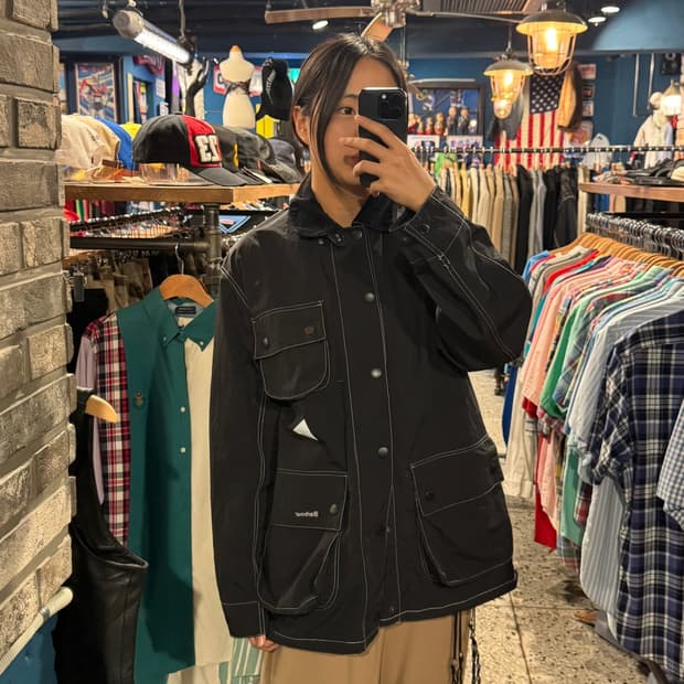 [새상품] barbour 바버 코듀로이 카라 필드 자켓