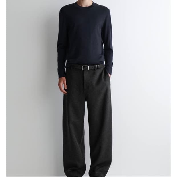 COS 코스 슬림 메리노울 니트 XXL