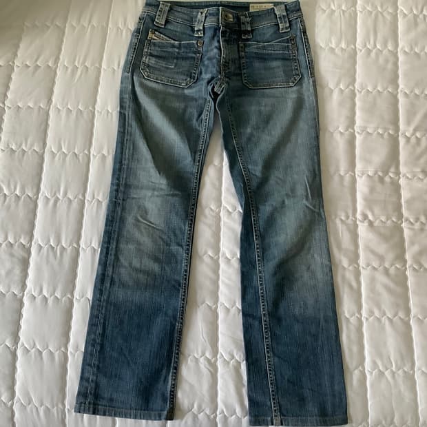 디젤 로우라이즈 스트레이트 데님