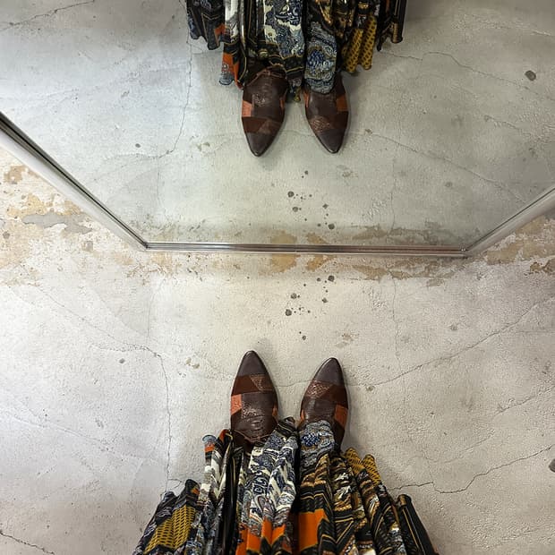 COMME DES GARCONS patchwork shoes