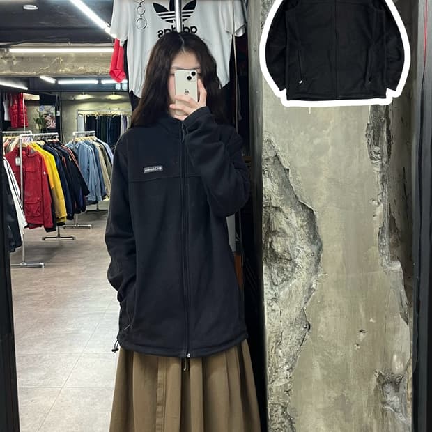 콜롬비아 플리스 자켓 블랙 XL #csz2356
