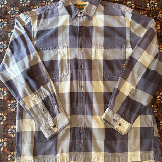 팀버랜드 체크셔츠