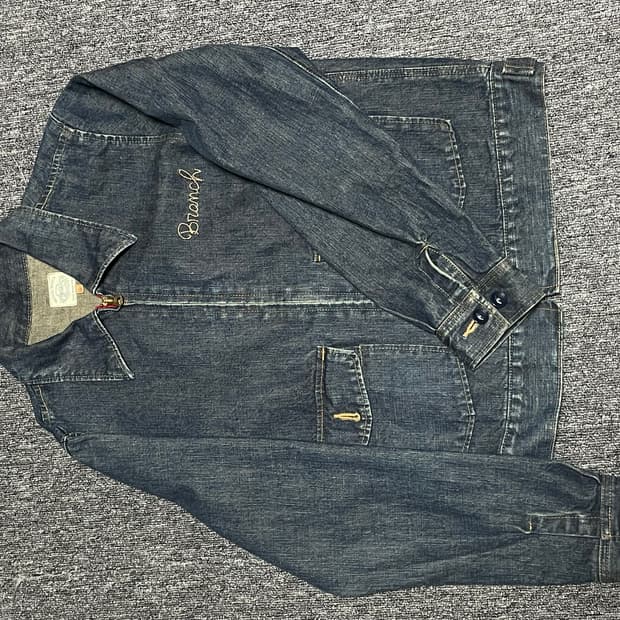 일본 빈티지 청자켓