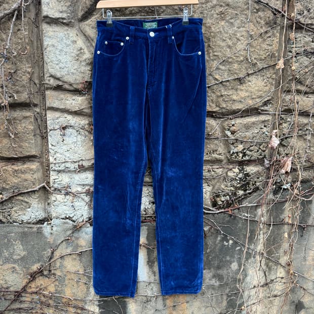 80s rrl 폴로 컨트리 made in usa 빈티지 벨벳 팬츠