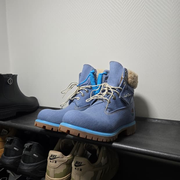 팀버랜드 x 저스트 돈 6인치 부츠 데님 미디움 9 (270)