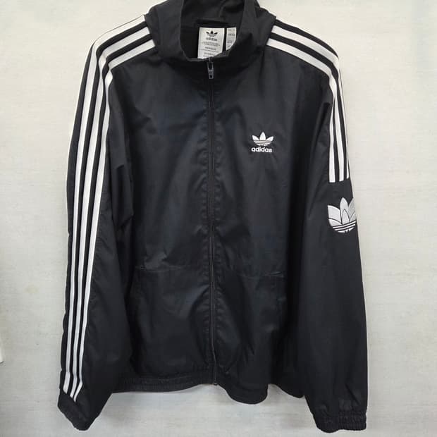 아디다스 트레포일 삼선 우븐 트랙차켓 L