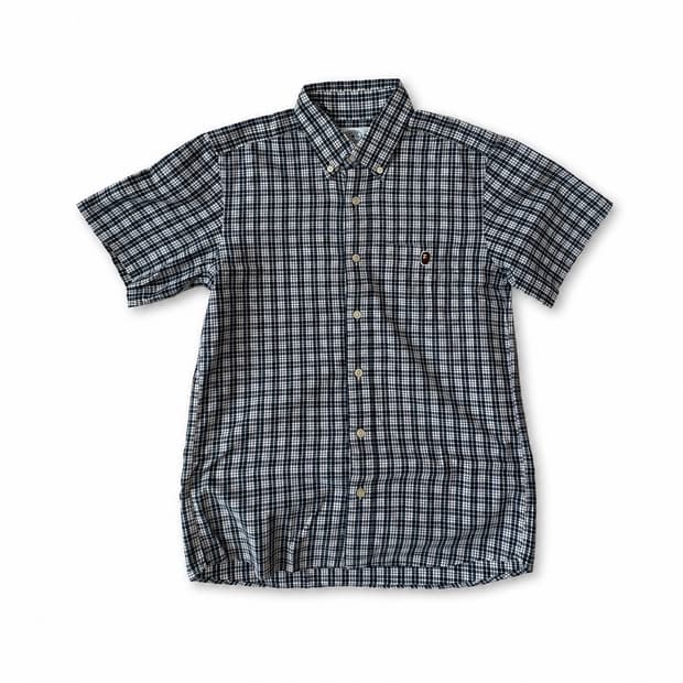 [베이프]A BATHING APE CHECK SHIRT