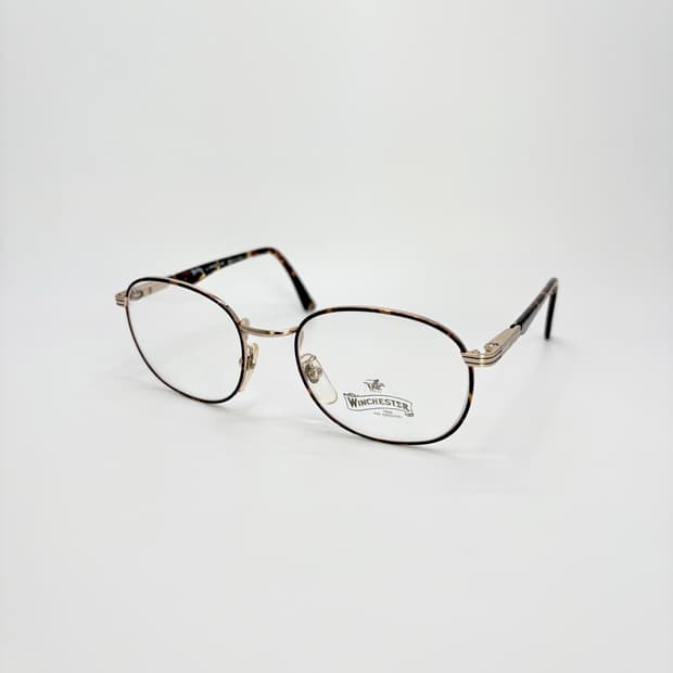 WINCHESTER 호피 사각 골드 메탈테 L