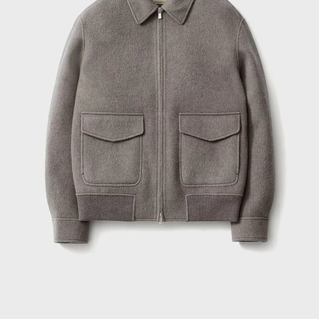 포터리 a-2 캐시미어 자켓