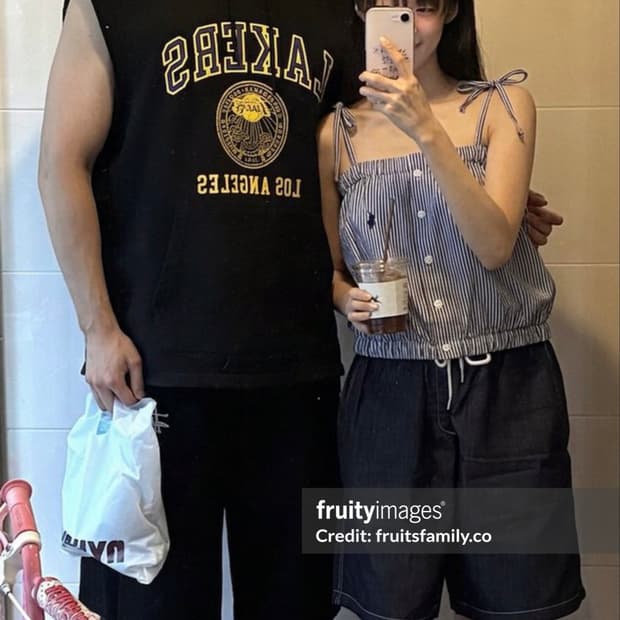 폴로 리메이크 빈티지 블라우스
