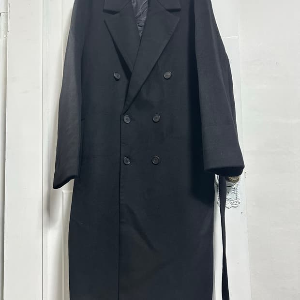 드로우핏 캐시미어 로브 코트