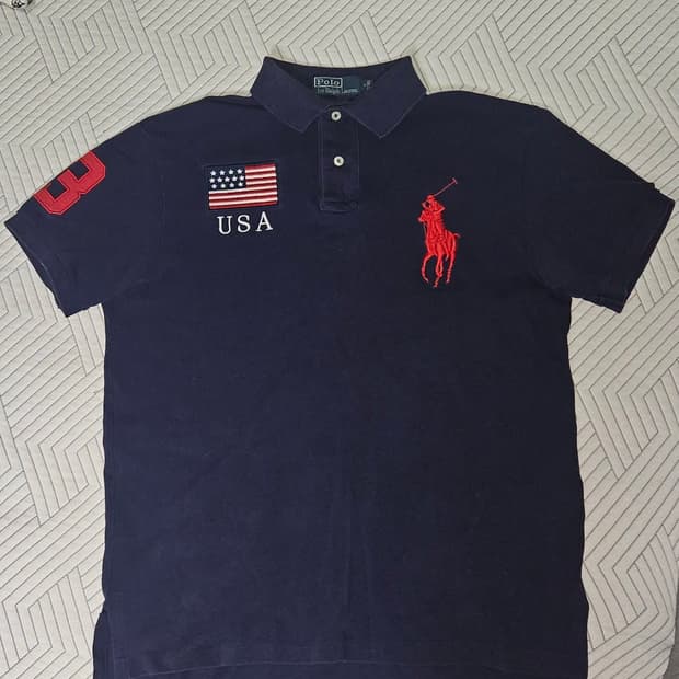 폴로 랄프로렌 USA 빅포니 카라티 네이비 M