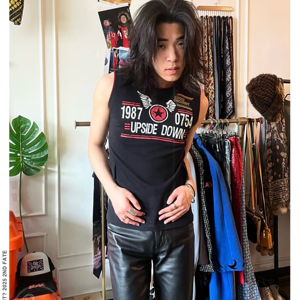 SPACE OPERA Japan Y2K Pocket Sleeveless