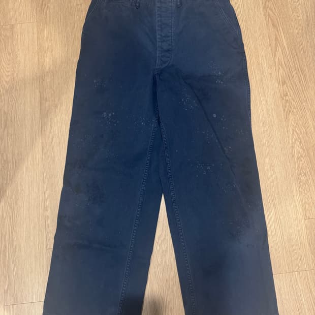 바우와우 24aw work trousers dusty bowwow